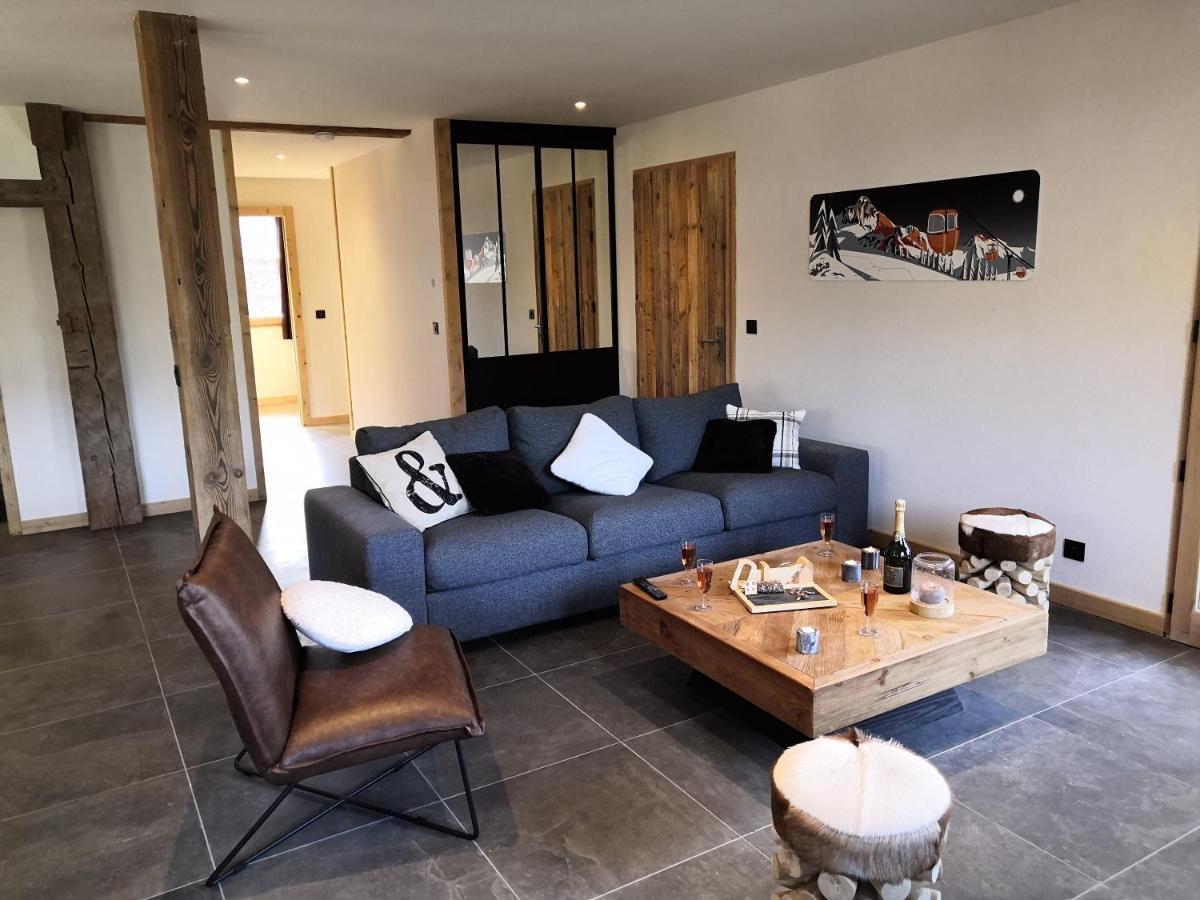 Chez Lucienne, Jacuzzi Et Sauna Samoëns Eksteriør billede