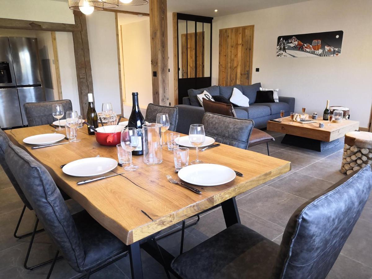Chez Lucienne, Jacuzzi Et Sauna Samoëns Eksteriør billede