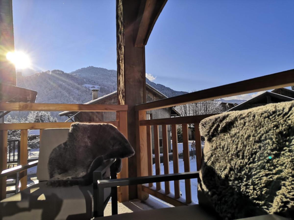 Chez Lucienne, Jacuzzi Et Sauna Samoëns Eksteriør billede