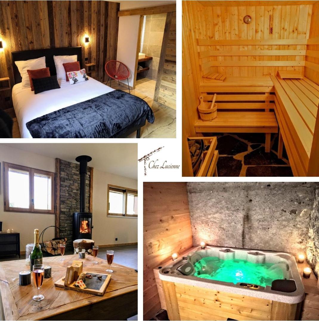 Chez Lucienne, Jacuzzi Et Sauna Samoëns Eksteriør billede
