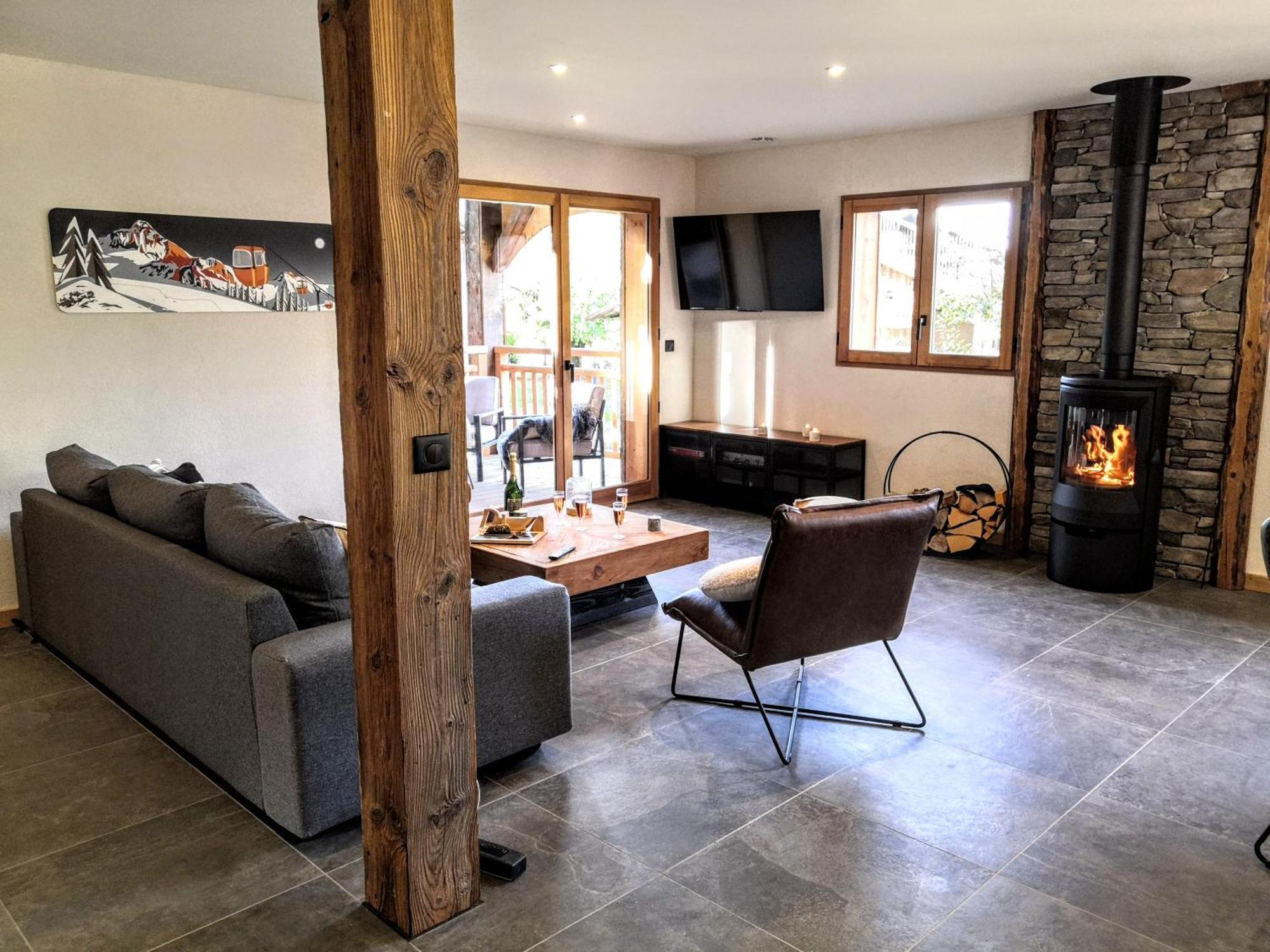 Chez Lucienne, Jacuzzi Et Sauna Samoëns Eksteriør billede