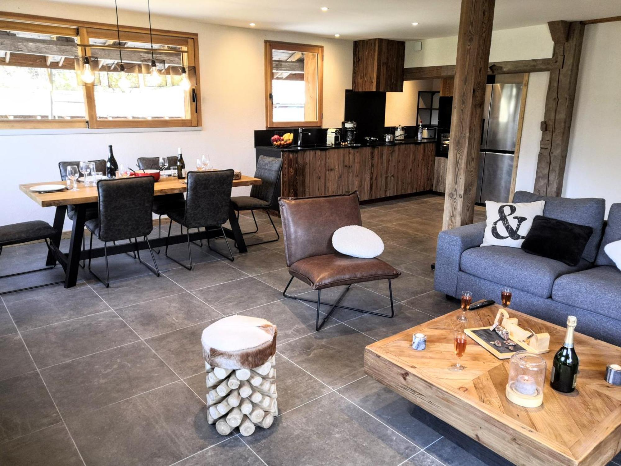 Chez Lucienne, Jacuzzi Et Sauna Samoëns Eksteriør billede